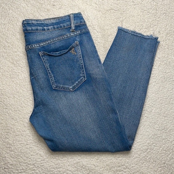 VIP Jeans Denim Studded Side Raw Hem Size 15 / 16 - Picture 5 of 7